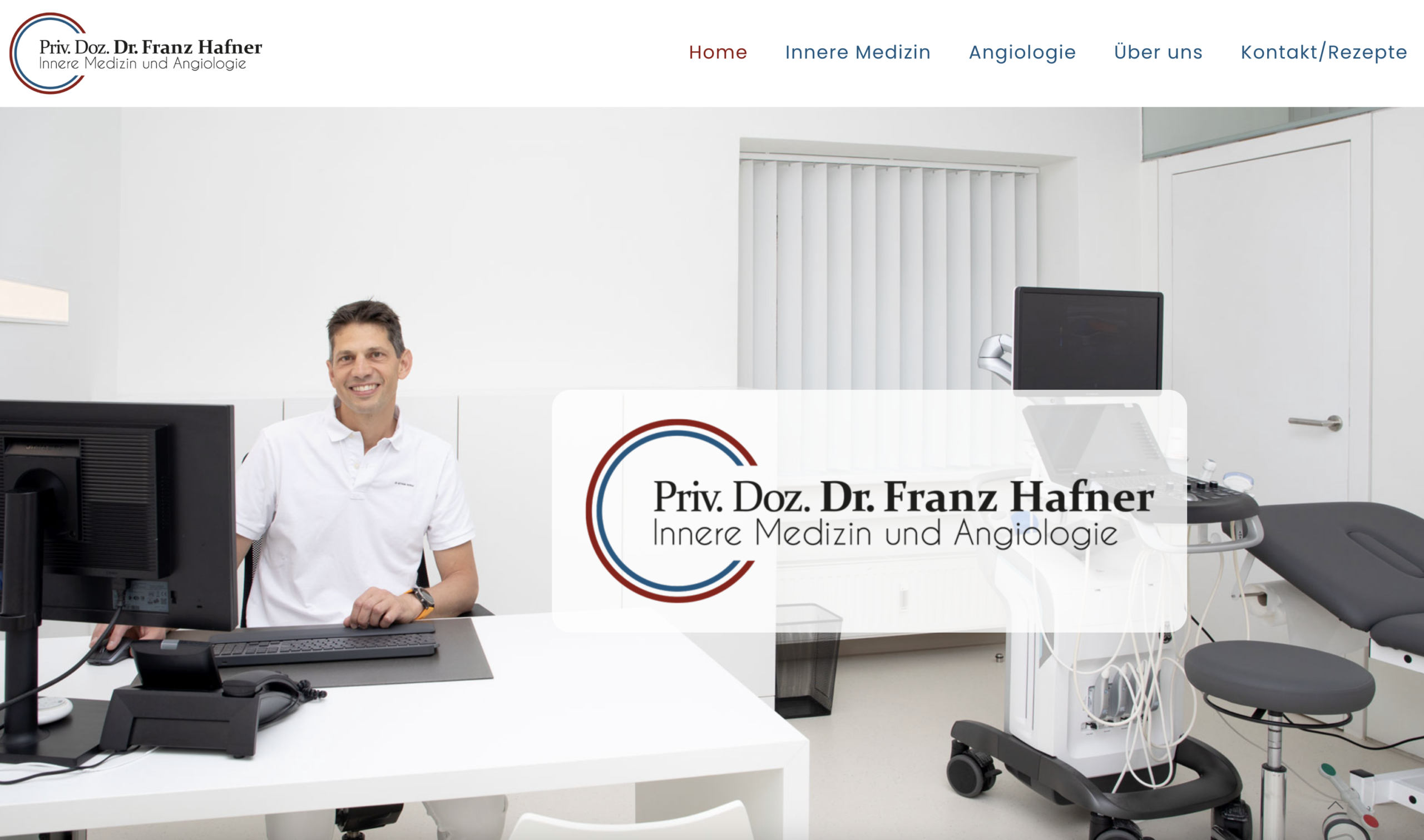 Website Internist Graz